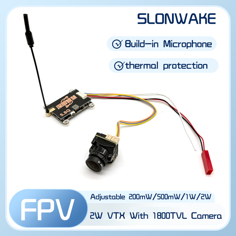 Fpv Drone Camera - SLONWAKE 5.8G 56CH 2W เครื่องส่งสัญญาณ VTX