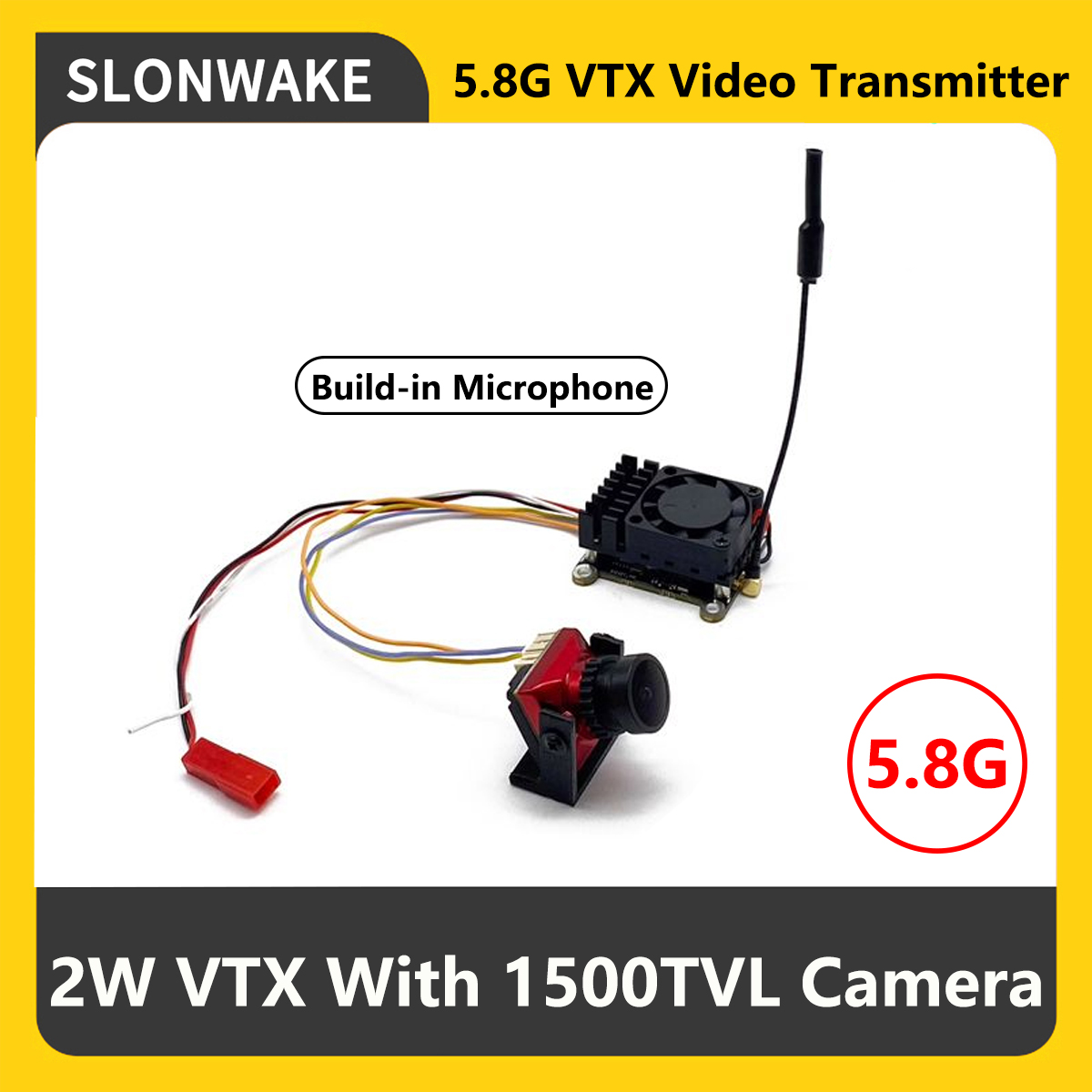 SLONWAKE 5.8G 2000mW FPV VTX ต - Fpv Drone Camera บทวิจารณ์และราคา
