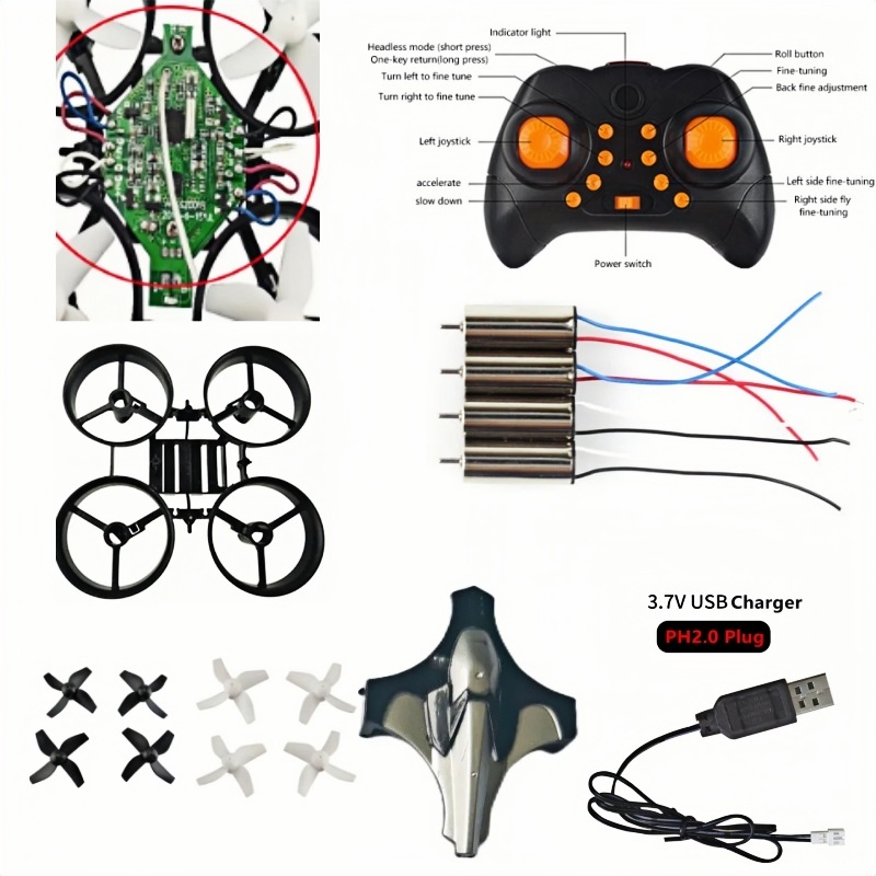 ชุดโดรน DIY ครบชุด 2.4G 6Axis  - Fpv Drone Charger บทวิจารณ์และราคา