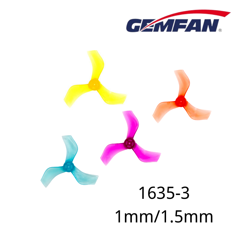ใบพัด Gemfan 1635 ขนาด 40 มม.  - Fpv Drone Motor บทวิจารณ์และราคา